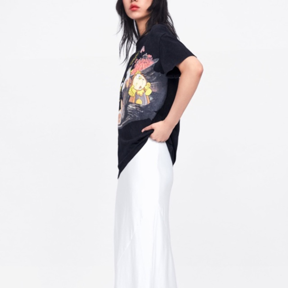 Zara beauty & beast T shirt - Picture 3 of 5